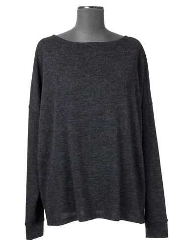 Clara Graphite Knitted Blouse