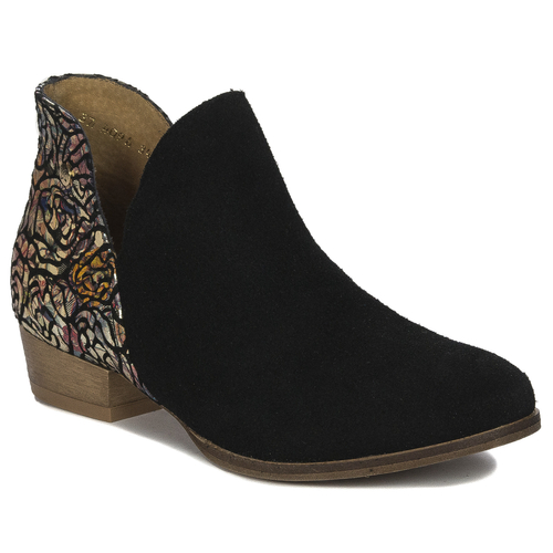 Maciejka Black + Flowers Boots 04091-58/00-5