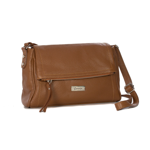 Maciejka Brown Leather Women's bag C229