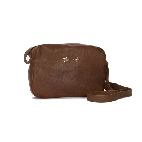 Maciejka Browny Leather Women's small bag