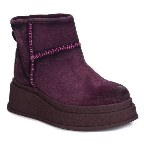 Maciejka Burgundy Snow Boots