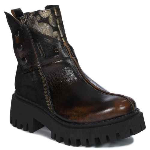 Maciejka Gold Black Boots 06140-25-00-7