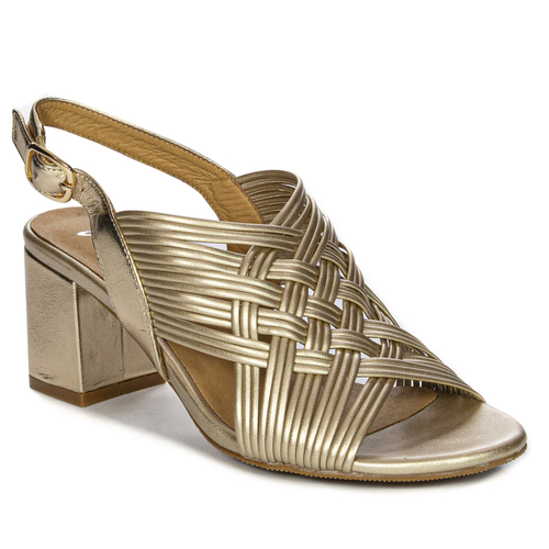 Maciejka Gold Sandals N6517-25/00-1