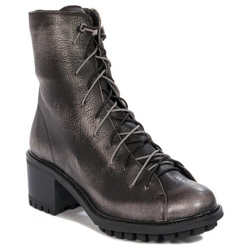 Maciejka Leather Boots Black & Gray 3263S-01/00-3