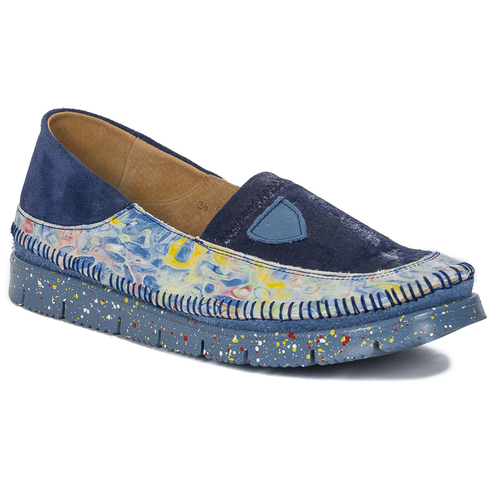 Maciejka Navy Blue Low Shoes 05434-17/00-5