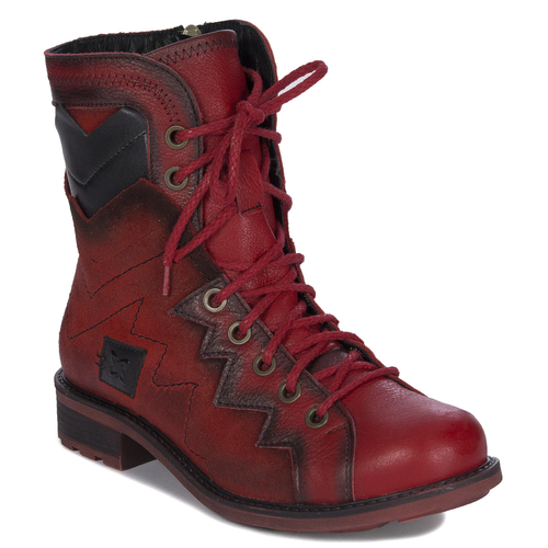 Maciejka Red Warmed Boots