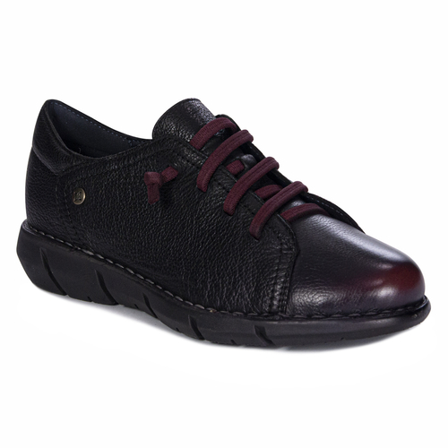 Maciejka Woman's Black Leather Shoes