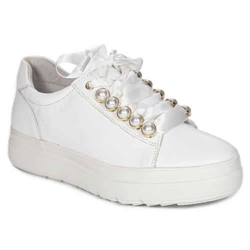 Maciejka Woman's Sneakers White Leather N6482-11/00-1