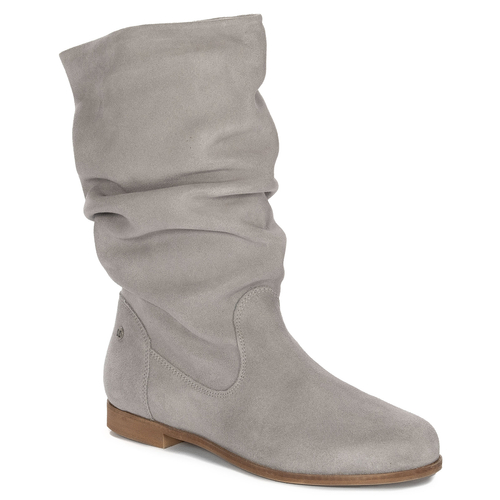 Maciejka Women's Light Grey Knee-High Boots