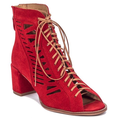 Maciejka Women's Red Boots 4040S-08/00-5