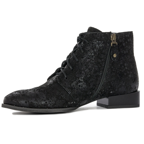 Black Leather women's Boots 5743C-01/00-7