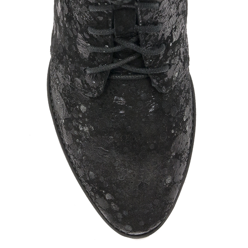 Black Leather women's Boots 5743C-01/00-7