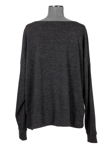 Clara Graphite Knitted Blouse