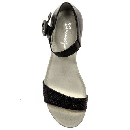 Maciejka 00326-19/00-5 Black Sandals