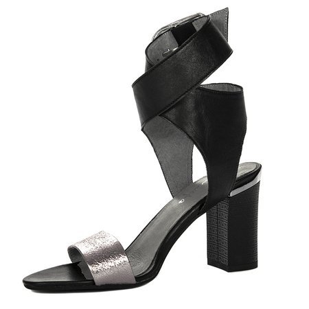 Maciejka 03597-01/00-5 Black Sandals