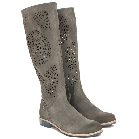 Maciejka 04525-03-00-5 Grey Knee-high Boots