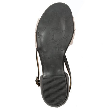 Maciejka 04614-15-00-5 Metallic Rose Black Sandals