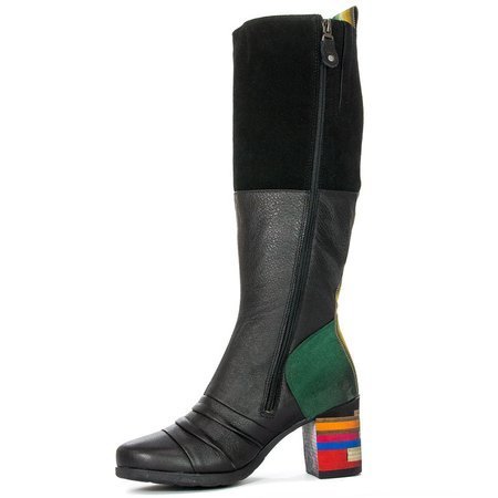 Maciejka 04676-01-00-3 Black Knee-High Boots