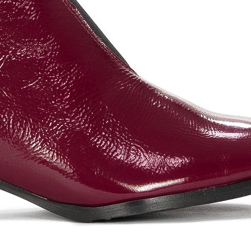 Maciejka 04777-43/00-3 Burgundy Boots on the Heel