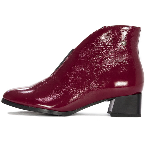 Maciejka 04777-43/00-3 Burgundy Boots on the Heel