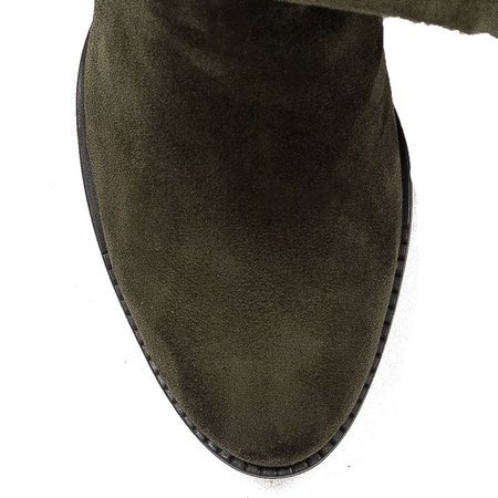Maciejka 04809-24-00-7 Olive Knee-High Boots