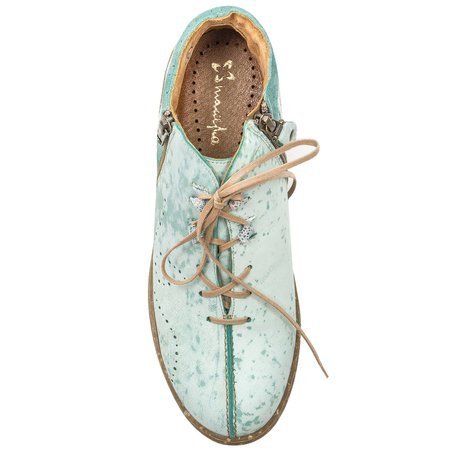 Maciejka 04858-36-00-5 Turquoise Flat Shoes