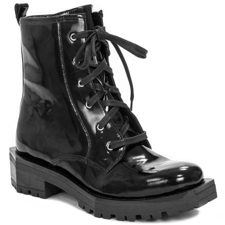 Maciejka 04869-01-00-6 Black Lace-up Boots