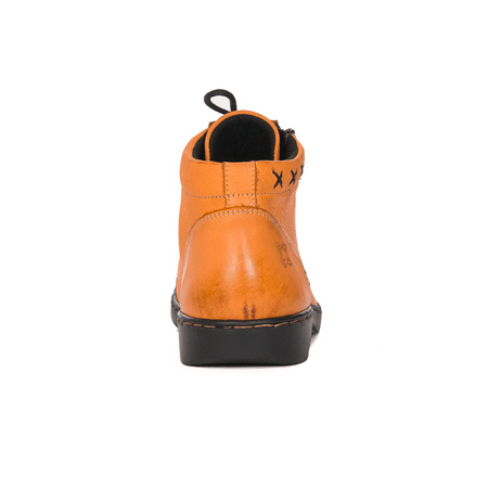 Maciejka 05157-18-00-7 Mustard Lace-up Boots