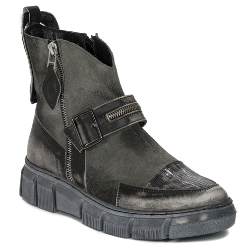 Maciejka 05570-03/00-3 Grey women's Boots