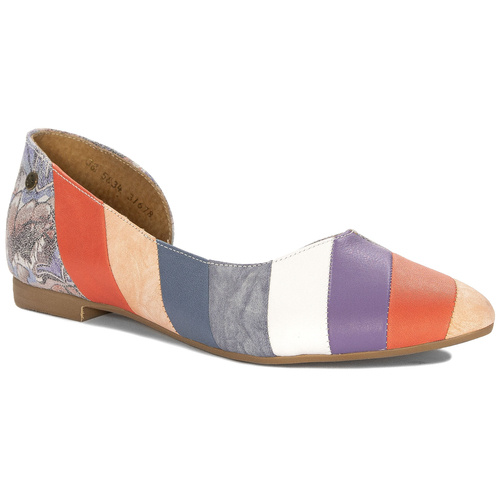 Maciejka 05834-05/00-5 Women's Violet and Orange Ballerina