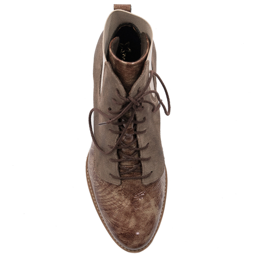 Maciejka 06200-09/00-7 Light Brown Lace-Up Boots