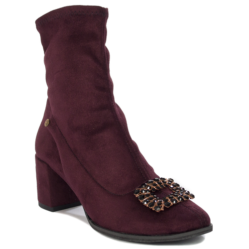 Maciejka 06243-23/00-7 Burgundy Women's Boots