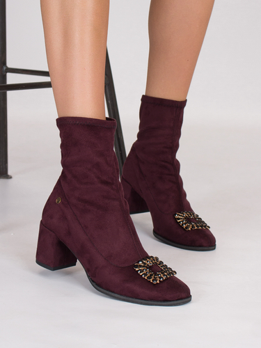 Maciejka 06243-23/00-7 Burgundy Women's Boots