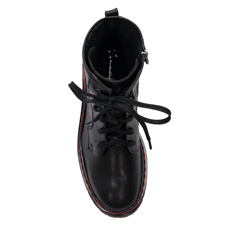 Maciejka 1609B-01-00-6 Black Lace-up Boots
