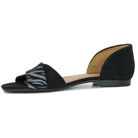 Maciejka 3615A-01-00-5 Black+Zebra Sandals