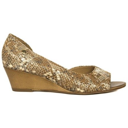 Maciejka Beige Flat Shoes 01304-18-00-5 