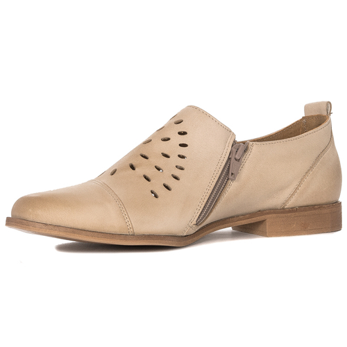 Maciejka Beige Flat Shoes 04936-04/00-5