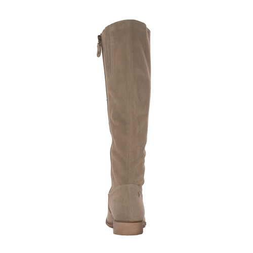 Maciejka Beige Knee-High Boots 3532S-04/00-5