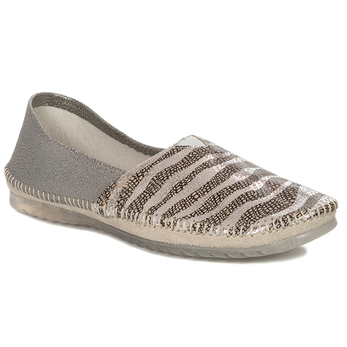 Maciejka Beige-silver Shoes 01930-94/00-0