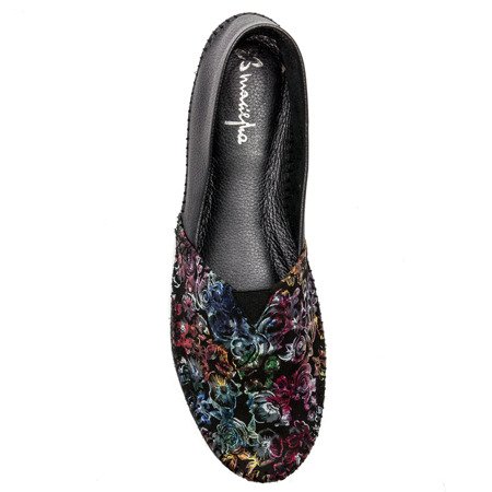 Maciejka Black/Colors Flat Shoes 01930-60/00-0