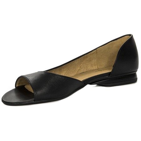 Maciejka Black Flat Shoes 00554-01/00-1