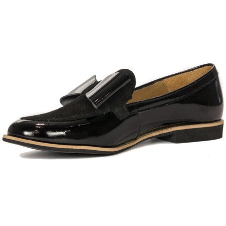 Maciejka Black Flat Shoes 04099-01/00-5