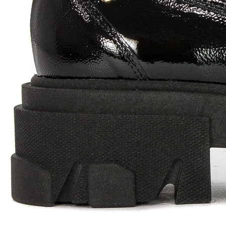 Maciejka Black Flat Shoes 2850J-01/00-1