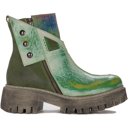 Maciejka Black- Green Boots 06110-01-00-7