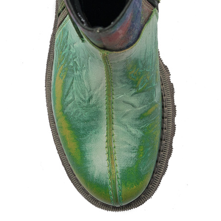 Maciejka Black- Green Boots 06110-01-00-7