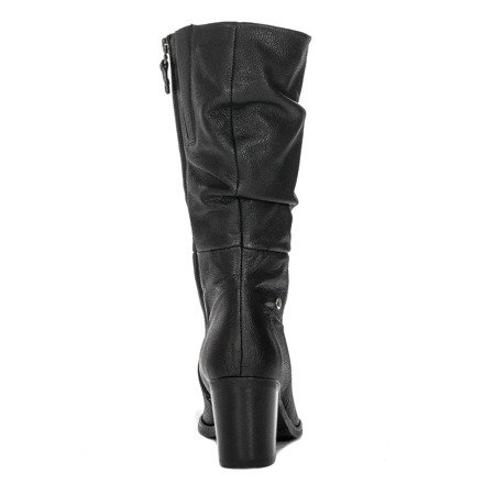 Maciejka Black Knee-High Boots 04309-01/00-3