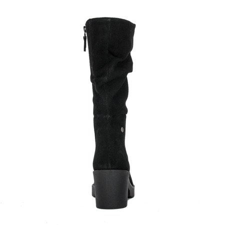 Maciejka Black Knee-High Boots 04389-01/00-3