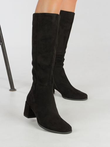 Maciejka Black Knee-High Boots 