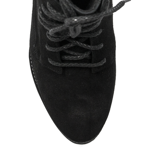 Maciejka Black Leather Boots 05681-01/00-3