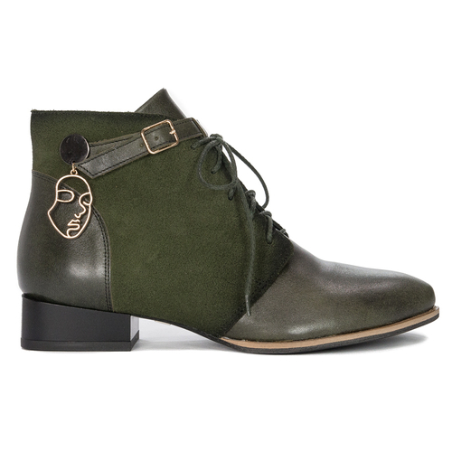 Maciejka Black Leather Boots 5743A-09/00-7